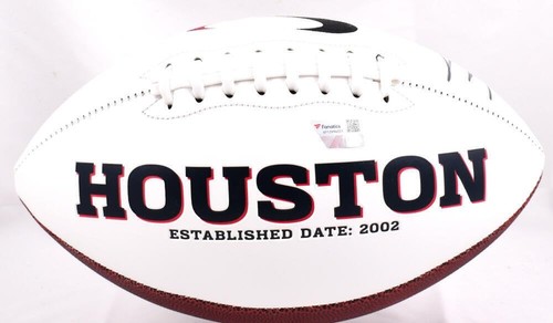 Will Anderson Autographed Houston Texans Logo Football- Fanatics *Black - Picture 10 of 10