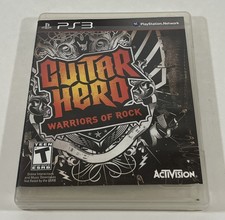 Guitar Hero: Warriors of Rock (Sony PlayStation 3, 2010) No manual