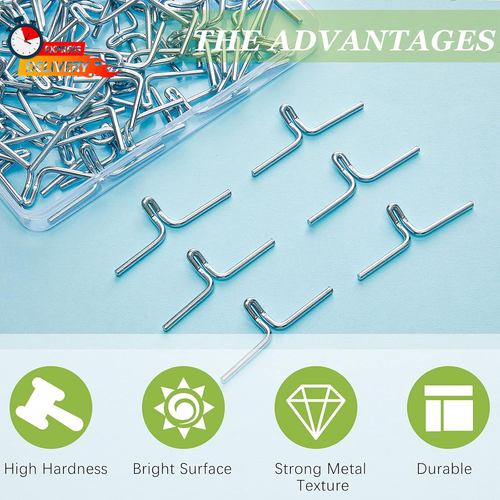 Gisafai 100 Piezas Clips para Correas para Silla de Césped - Clips de Metal para Reparación de Marco de Silla, - Imagen 5 de 7
