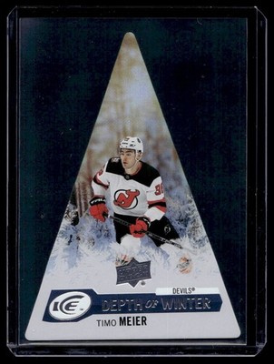 2023-24 Upper Deck Ice Depth of Winter Timo Meier #DW-3