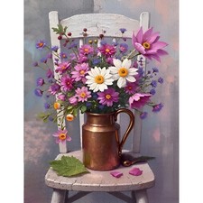 Flowers Paint by Numbers for Adults Beginner, Paint by Numbers for Adults wit...