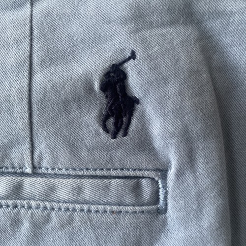 Polo Ralph Lauren Chino Lt. Blue w/Stitched Creases 48 x 30 - Picture 14 of 16