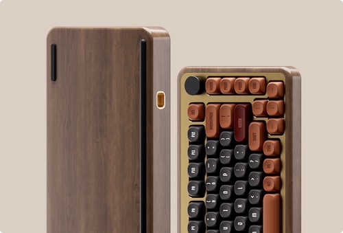 Akko MU02 75% RGB Walnut Wooden Keyboard – Wireless/Wired Rosewood - Picture 5 of 7