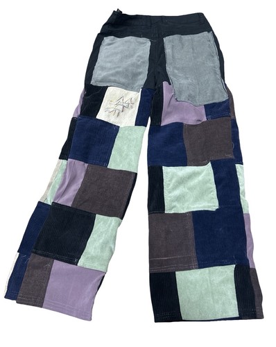 St John’s Bay Damen Künstler Patchwork Clown Hippie Baggy Hose Größe 29 x 30 - Bild 3 von 6