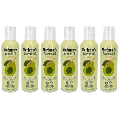100% Pure Avocado Oil Cooking Spray 4.7oz Non-Stick High Smoke Point Lot of 6