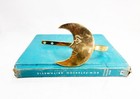 One Urban Outfitters Crescent Moon Metal Curtain Tie-Back Brass Metal Hanger