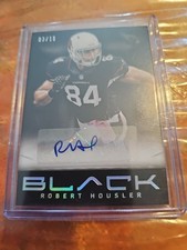 2013 Panini Black Common Signatures Platinum 3/10 Robert Housler Robert #30 Auto