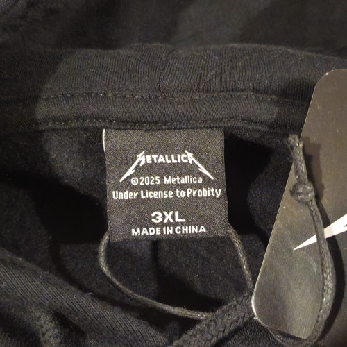 Metallica Master Of Puppets Black Hoddie Mens Size 3xl Brand New With Tags 2025  - Bild 5 von 6