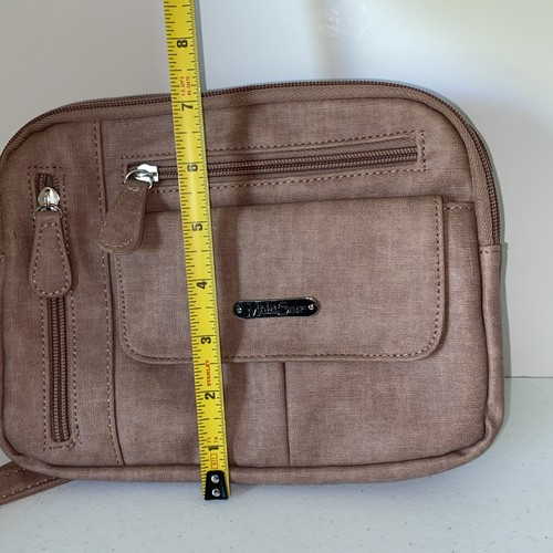 Bolso Bandolera MultiSac Zippy Triple Compartimento Rubor con Correa Ajustable - Imagen 4 de 9