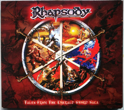 Rhapsody - Tales From The Emerald Sword Saga CD 2005 Compilation Enhanced NM/EX