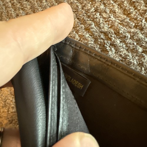 Polo Ralph Lauren Geldbörse schwarz Leder Passcase neu nie benutzt siehe Beschreibung - Bild 9 von 10