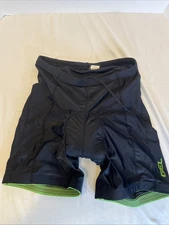 Canari Padded Cycling Shorts Men Size Large Black RN #109814 No Pockets