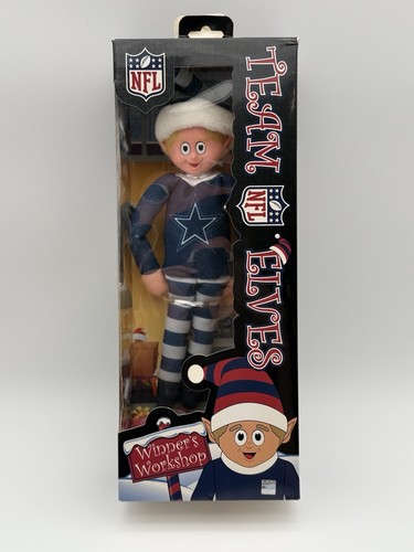 RARE Vintage NFL Dallas Cowboy’s Team Elves Plush Elf Doll NEW In Box