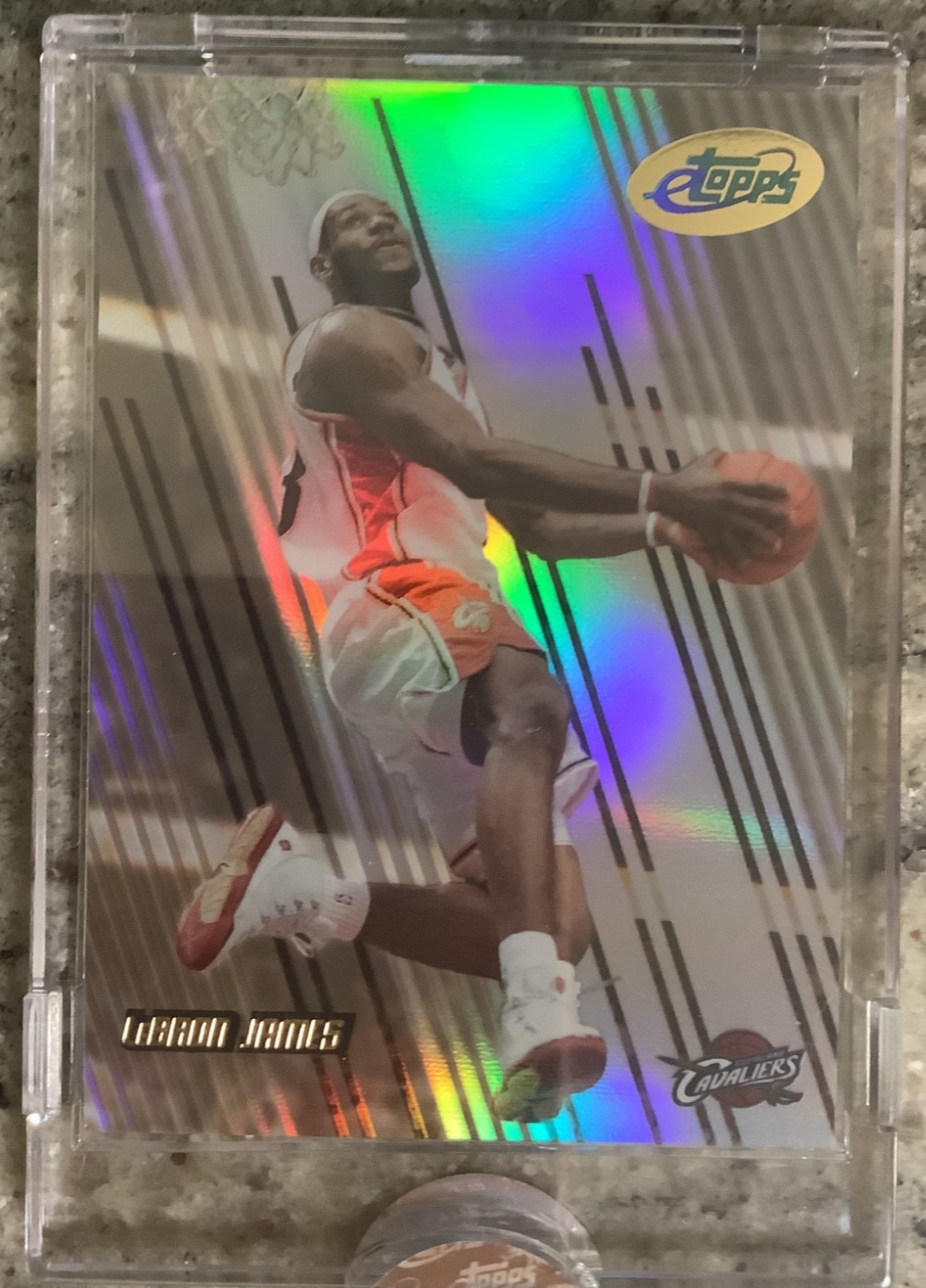2006 ETOPPS Lebron James Card 717 / 999 Cavaliers Lakers