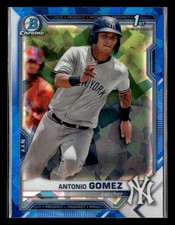2021 Bowman Chrome Sapphire Edition #BCP-82 Antonio Gomez