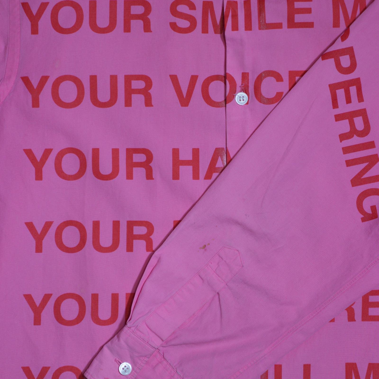 AD2001 Junya Watanabe Pink Poem Button Up image 5
