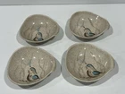 Vintage Red Wing Bob White Serving/Soup/Salad Bowls Set Of 4