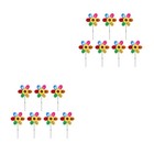 2 PCS Windrad Garten Windmühle Gartendekoration Kinderspielzeug