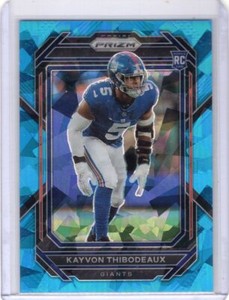 2022 Panini KAYVON THIBODEAUX Rookie Rc BLUE ICE PRIZM #370 92/99