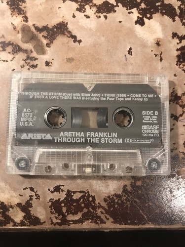 Aretha Franklin 30 greatest hits, live at fillmore, & through the storm cassette - Picture 10 of 24