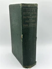 Antique Book ~ 1879 Dick’s Encyclopedia Of Practical Receipts And Processes 3rd