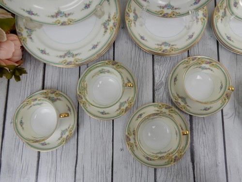 28Pc 7-Piece 4 Place Setting Noritake Floral Bouquet "Plaza" - Picture 11 of 11