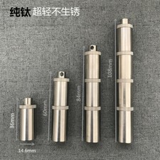 Titanium Waterproof sealed container Necklace Medicine Box Pill Case Pendant