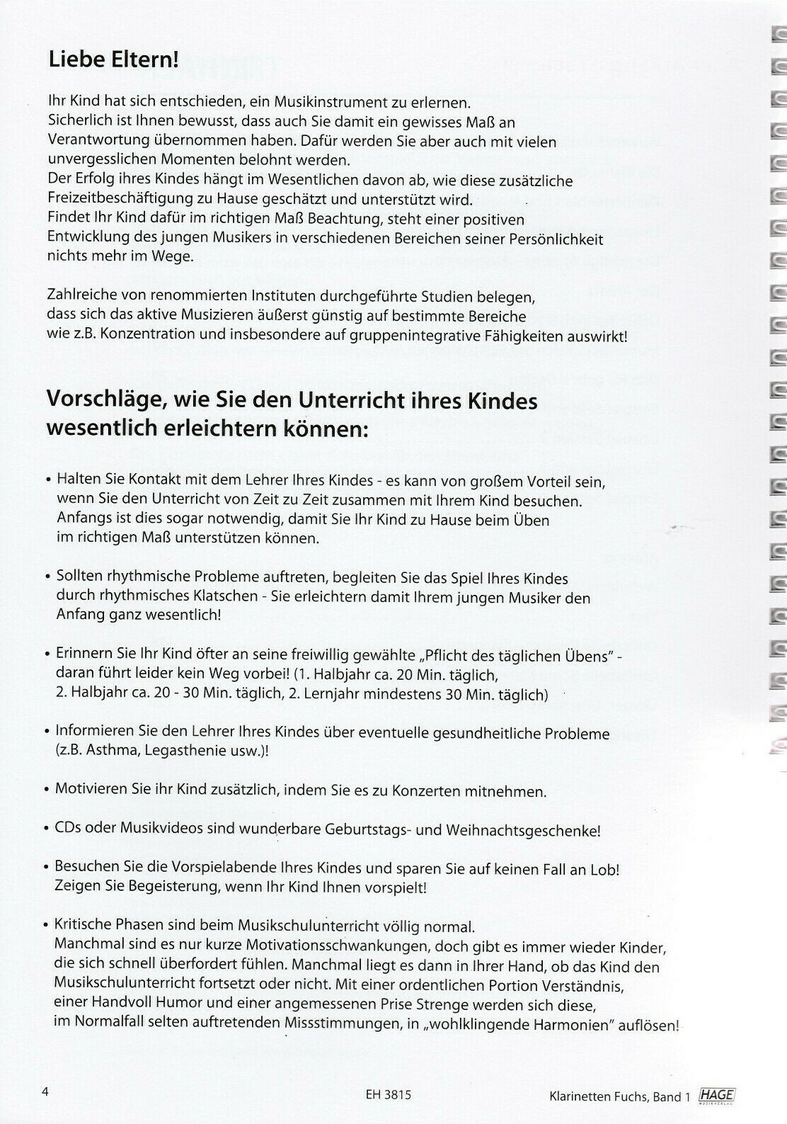 Thumbnail - Klarinetten Fuchs (inkl.cd) Klarinettenschule Band 1 (stefan Dünser )