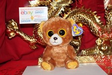 Ty BEANIE BOOS HONEY THE BEAR-MWNMT-6"-RETIRED.2012 RELEASE-NICE GIFT 