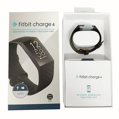 Fitbit Charge 4 Smart Bracelets Fitness motion Tracker Heart Rate Monitor -S + L - Picture 4 of 14