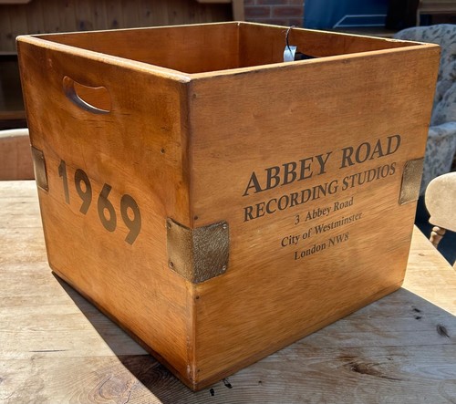 Vintage Record Box Storage Container 33 RPM Abbey Road Recording Studios - Picture 8 of 11