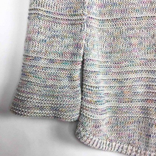 Style & Co Cream Confetti Rainbow Knit Sweater - Picture 4 of 5