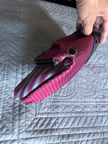 PHILOSOPHY DI ALBERTA FERRETTI Satin Clutch Bag HANDMADE - Picture 3 of 6