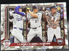 2025 Topps NL RBI Leaders - Adames / Shohei Ohtani / Manny Machado #86 Diamante