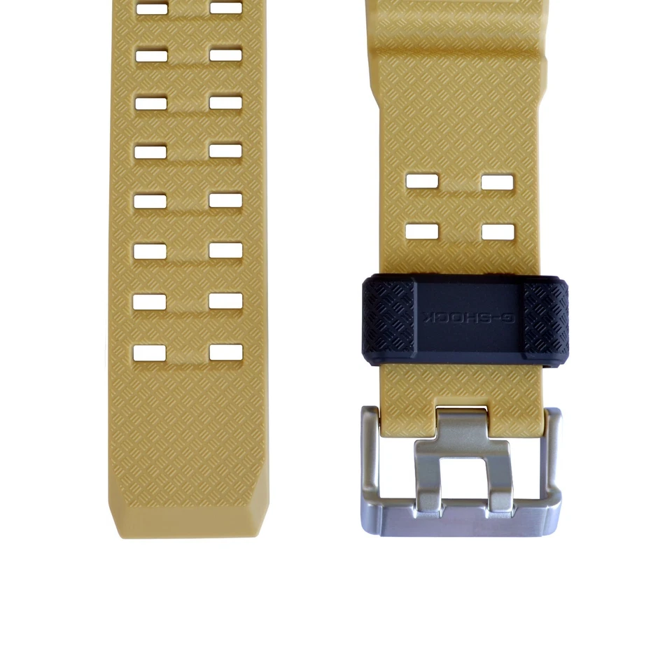 Correa de reloj genuina CASIO G-SHOCK Mudmaster GWG-2000-1A5 beige tostado goma Foto 4 de 4