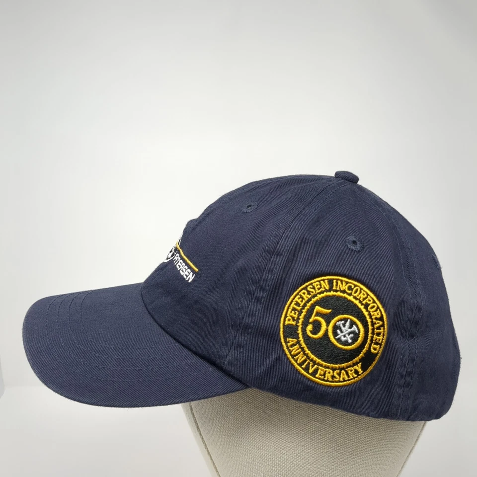 Petersen 50 周年纪念滑背帽蓝色均码可调节刀具和扣 — 第 3/4 张图片