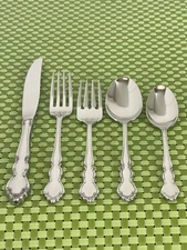 Oneida DOVER Stainless Heirloom Cube Mark Glossy Flatware SMART CHOICE A37G