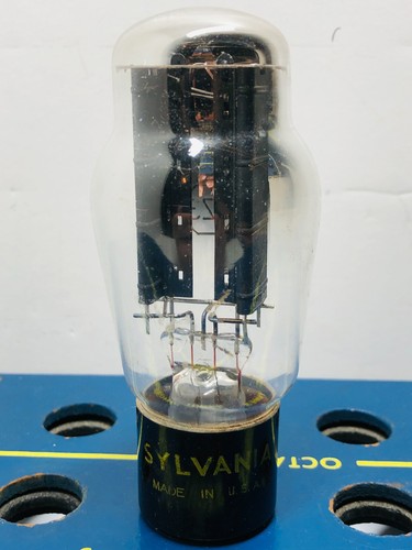 Sylvania 5Z3 Black Plate Top Side D-Getter Tested Strong Balanced Tube - Picture 2 of 14