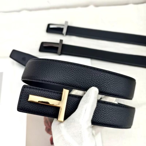 Ceinture en T créateur de luxe 2025 hommes femmes boucle en T sangle de taille pour jeans - Photo 18/35