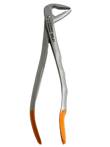 GERMAN PREMIUM Dental Tooth Extracting Forceps Lower Anterior with Serrated Jaw - Picture 10 of 10