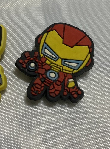 Marvel Croc, Charms Lot Of 4 Hulk, Iron Man, Captain America, Rare Wolverine  - Picture 4 of 6