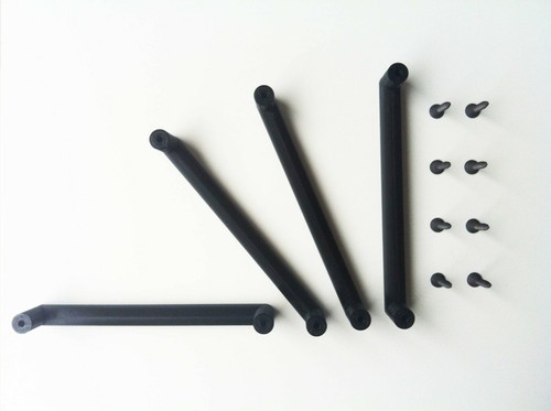4X Möbelgriffe + 8X Schrauben, Schrankgriff IKEA Dombas kompatibel SCHWARZ BLACK - 第 6/12 張圖片