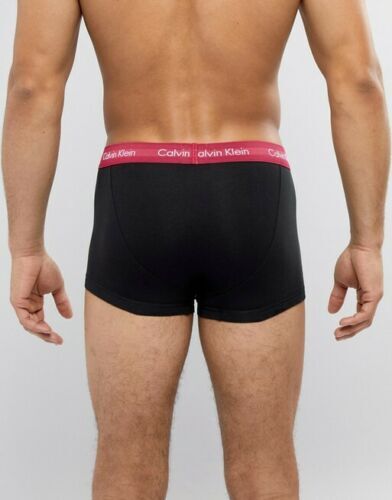 Calvin Klein Herren Unterwäsche Baumwolle Stretch Slip Kofferraum (3er-Pack) mehrfarbiger Gürtel - Bild 3 von 3
