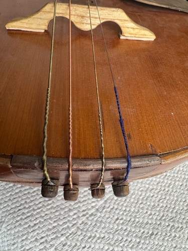 Domra ALTO - Alt Folk Instrument 4 strings Ukrainian Mandoline Vintage & Strings - Picture 12 of 24