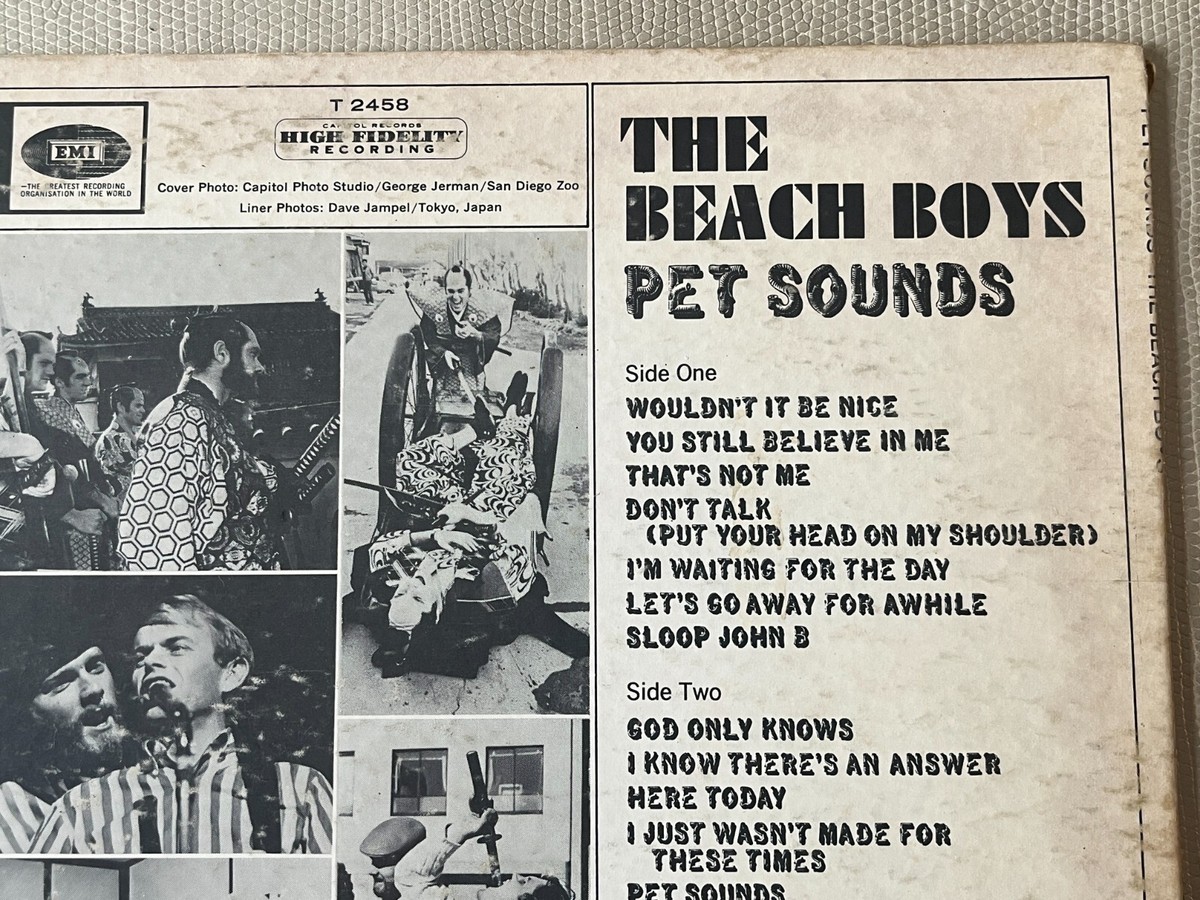 UKレコード　The Beach Boys Pet Sounds ST-2458 The Beach Boys – Pet Sounds – Vinyl (LP, Album), 1966