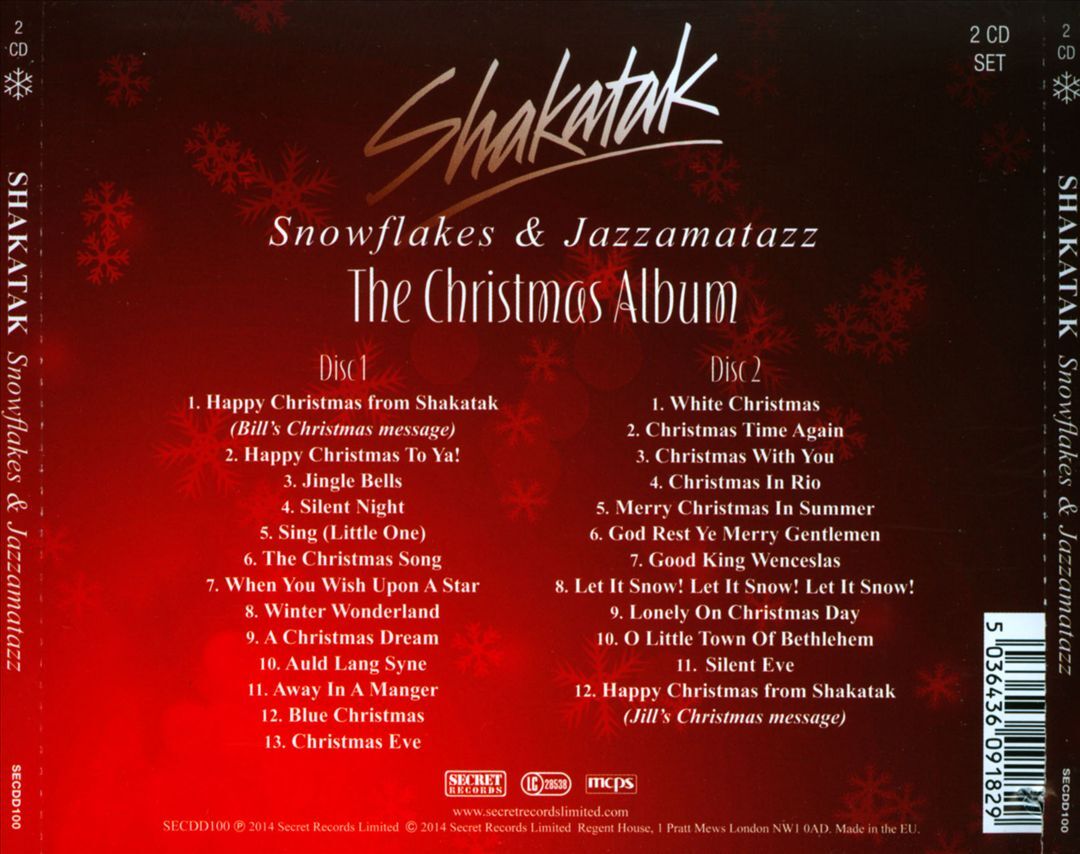 Shakatak Snowflakes & Jazzamatazz Christmas Album New CD Edition
