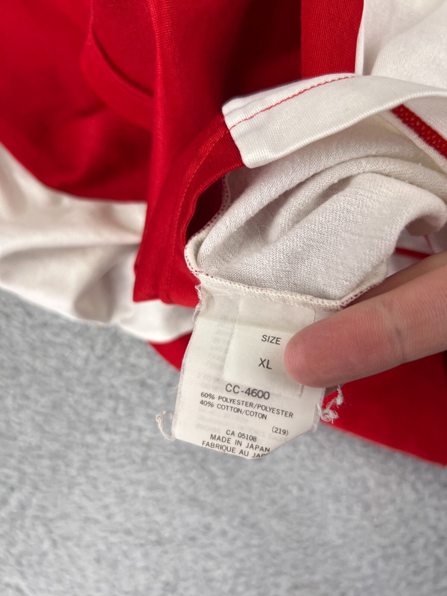 Descente Cycling Jersey Women Medium Red White Blue Made