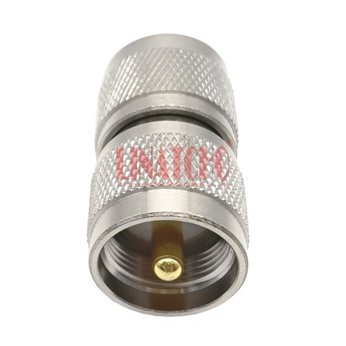 Conector de radio MP-MP PL259 MP-MP PL259 macho latón coaxial de 50 ohmios macho UHF - Imagen 3 de 10