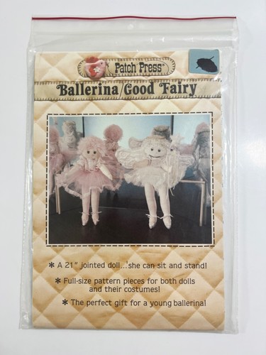 Ballerina Fee Puppen Muster Patch Presse Kostüme Tutu 21" verbunden zum Sitzen/Stehen