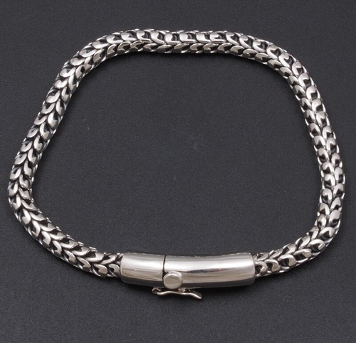 DRACHENWAAGE HERREN ARMBANDKETTE 925 STERLINGSILBER HANDGEFERTIGT 8 8,5 9 9,5 10" - Bild 11 von 12